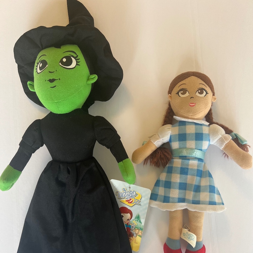 Wizard of Oz plush Dorothy & the Wicked Witch